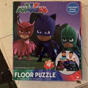PJ Masks 3 ft Floor Puzzle 46 pieces